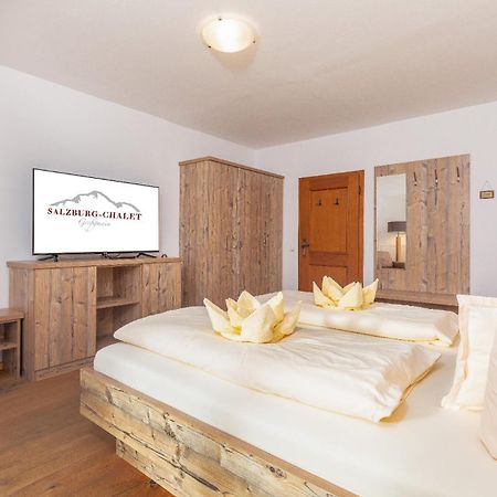 Luxus Ferienhaus Salzburg Chalet Mit Pool, Sauna, Whirlpool, Kamin Гросгмайн Экстерьер фото