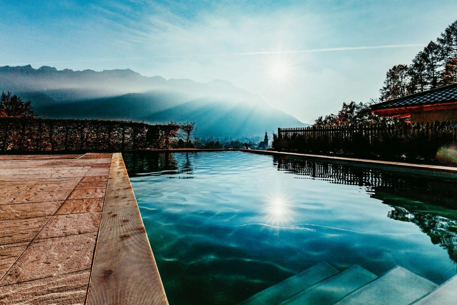 Luxus Ferienhaus Salzburg Chalet Mit Pool, Sauna, Whirlpool, Kamin Гросгмайн Экстерьер фото